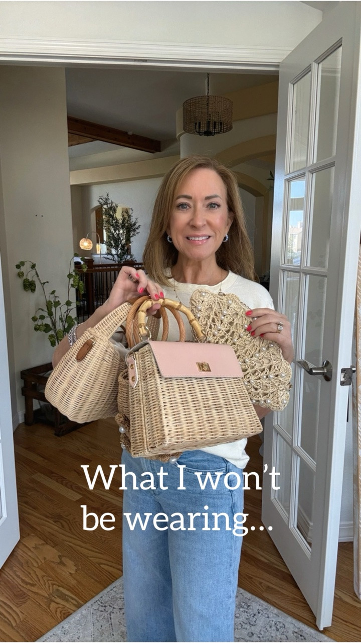 Love them all, and will enjoy wearing them for the next few days! After Labor Day I will store them until Spring. 

Fo Fall I’ll be reaching for leather & suede bags.

#LTKOver40 #LTKPetite