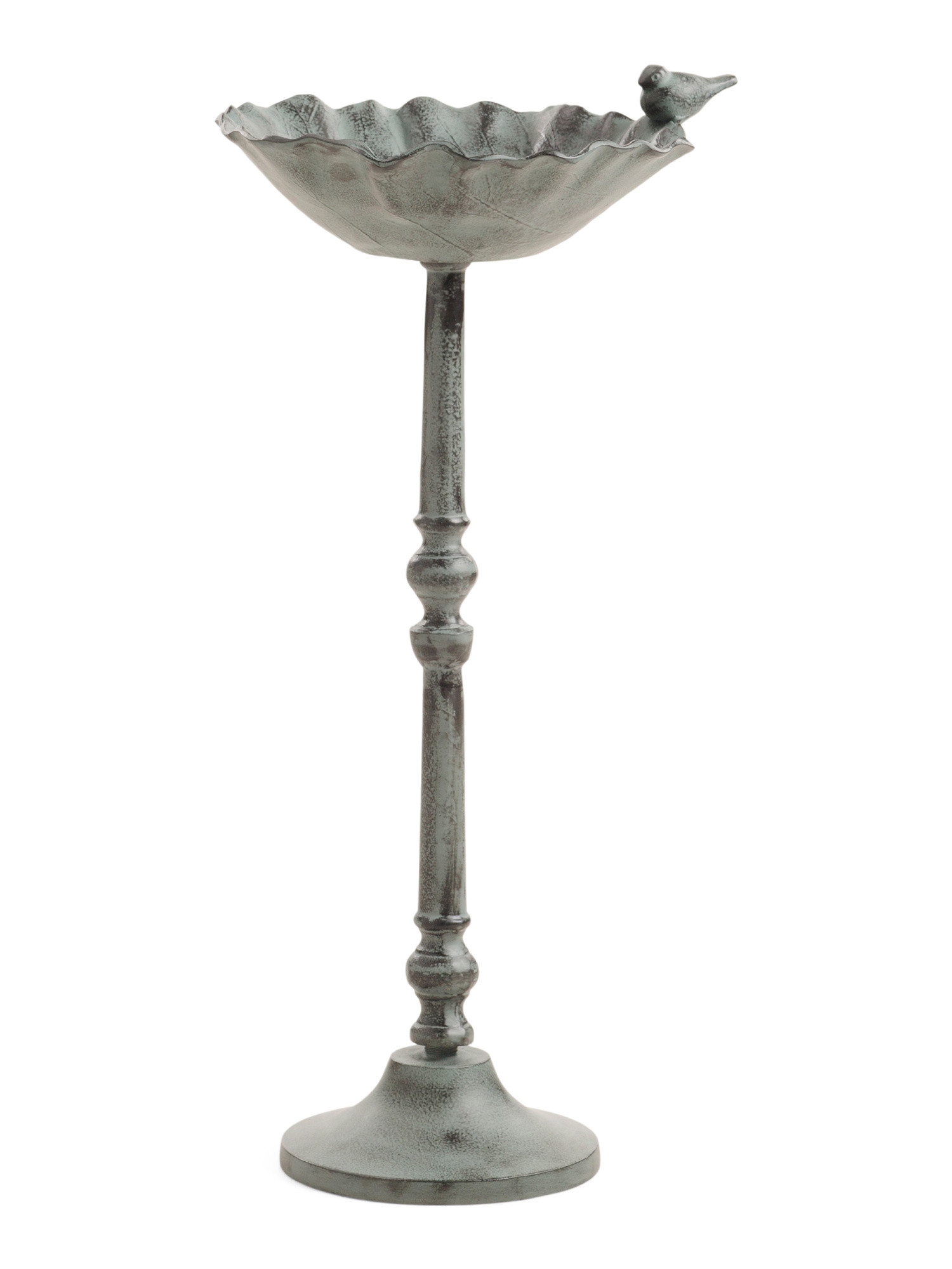 27in Patina Finish Bird On Flower Bird Bath | Home | Marshalls | Marshalls