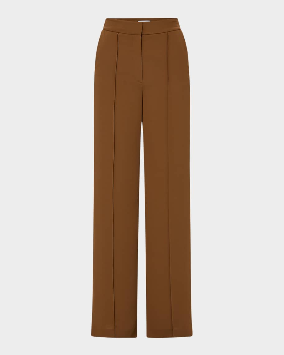 Edia Tailored Wide-Leg Pants | Neiman Marcus