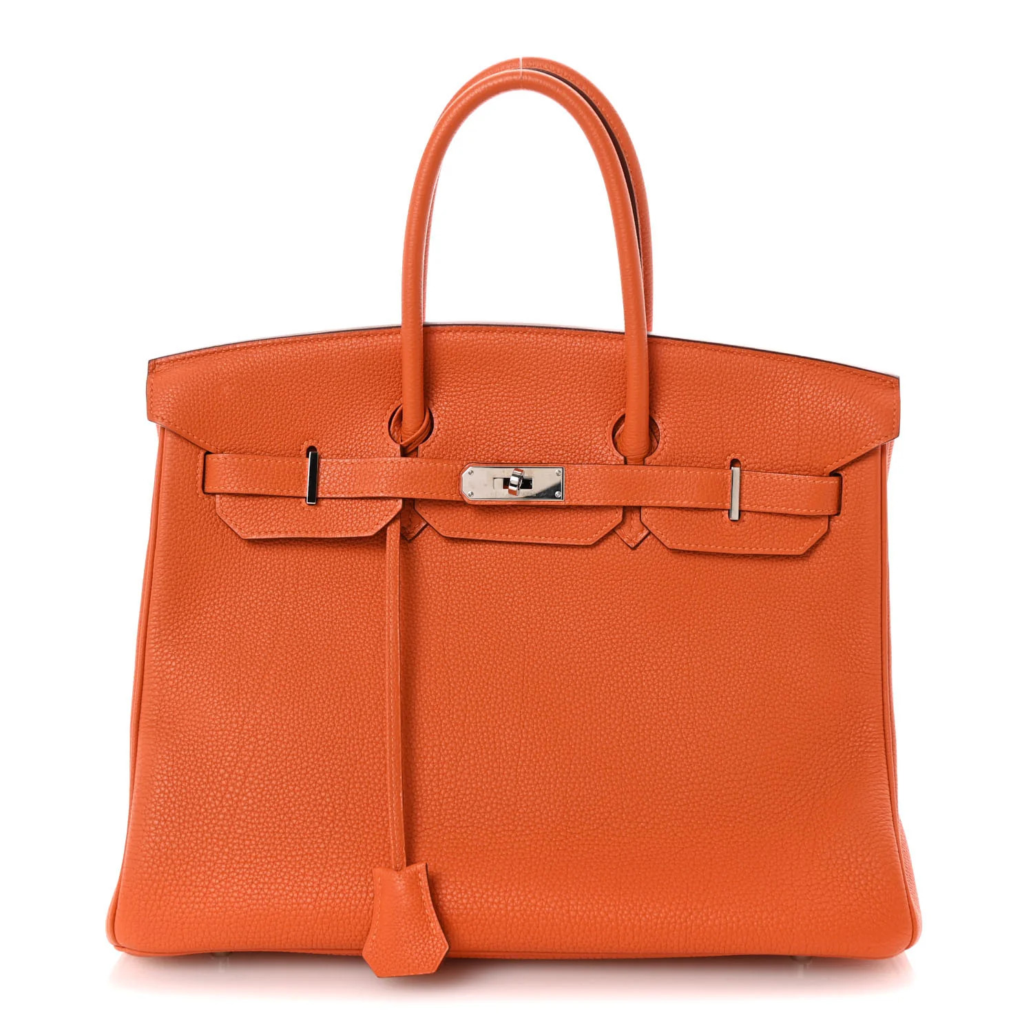 Togo Birkin 35 Orange | FASHIONPHILE (US)