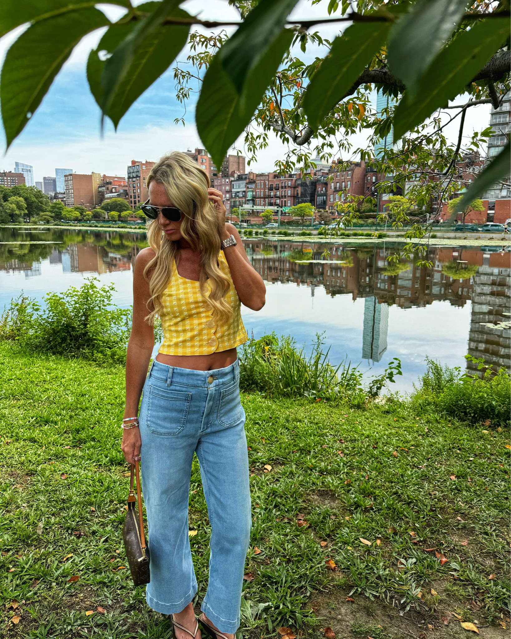 I’ve been pining over these jeans since the first time I laid eyes on them about a year ago on Anthro’s website, but they sold out before I could snag them. Since then, I’ve consistently checked to see if they’ve come back in stock AND THEY FINALLY HAVE. You better believe I scooped them up immediately. I wasn’t missing out on these twice. 

They’re super comfy and also very soft. I’d definitely say these are more of a spring/summer/fall jean and probably not so much winter since they are a bit cropped, but I absolutely love them. 

Wearing a size 25 in the korat wash. 

Tank is also from Anthropologie, but is no longer listed online  

#LTKStyleTip #LTKOver40