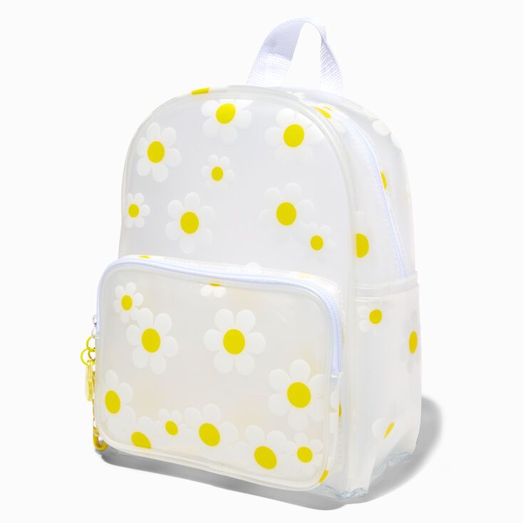 Yellow Daisy Translucent Mini Backpack | Claire's (US)