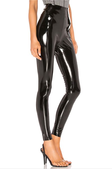 These black shiny leggings will make you stand out at parties! 

#LTKSeasonal #LTKHoliday