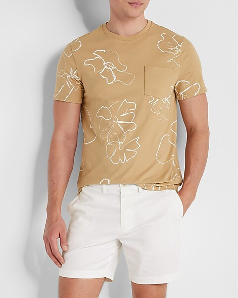 Solid 6" Temp Control Hyper Stretch Chino Shorts | Express