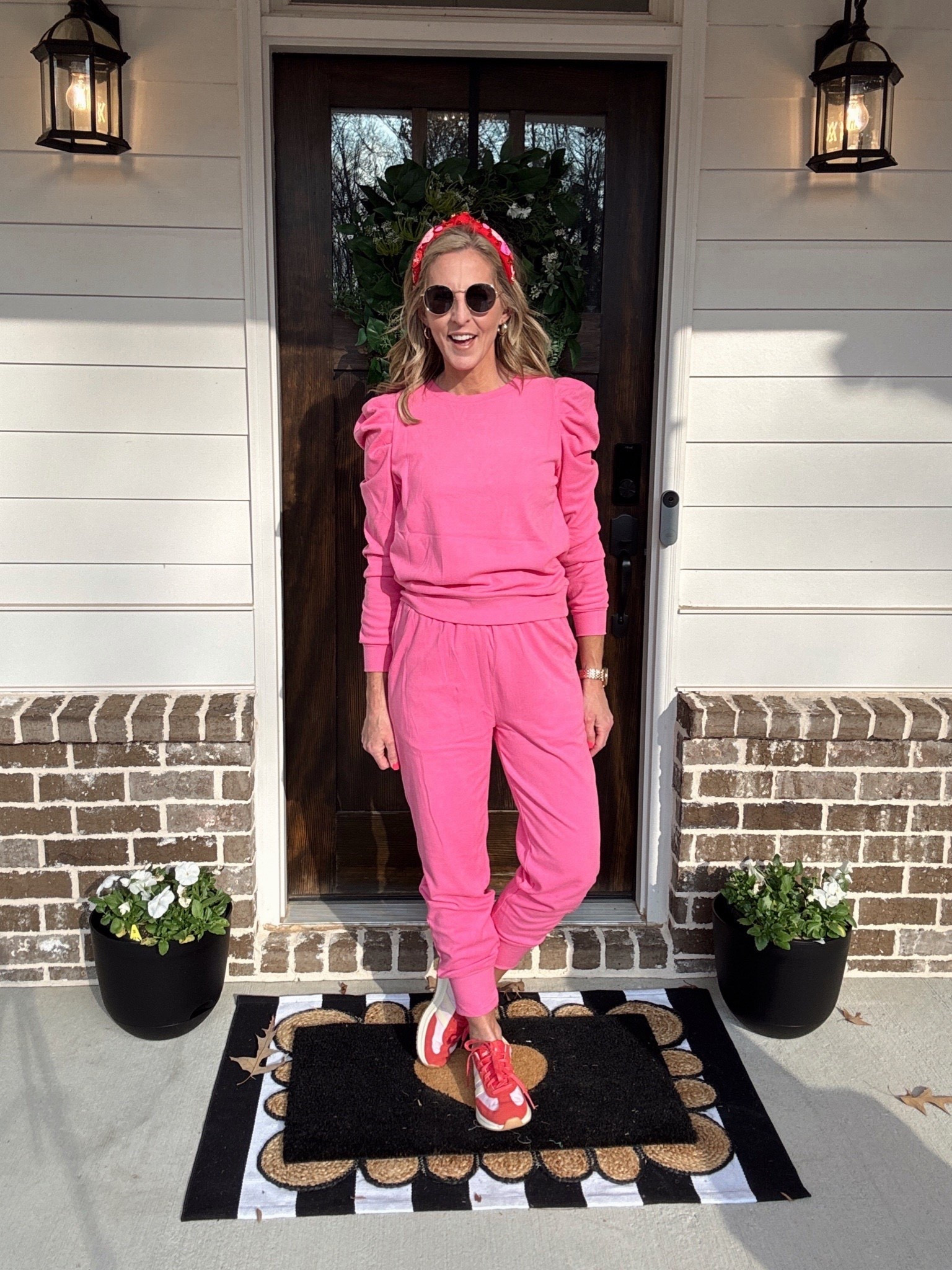 Amazon two-piece puff sleeve, crewneck sweatshirt, and jogger lounge set- this under $40 two-piece set is super soft - has pockets in a drawstring waste. Looks stylish for Mom‘s on a go, weekend errand, or lounging around the house wearing a size small - would be perfect for travel

#LTKStyleTip 

#LTKTravel #LTKOver40