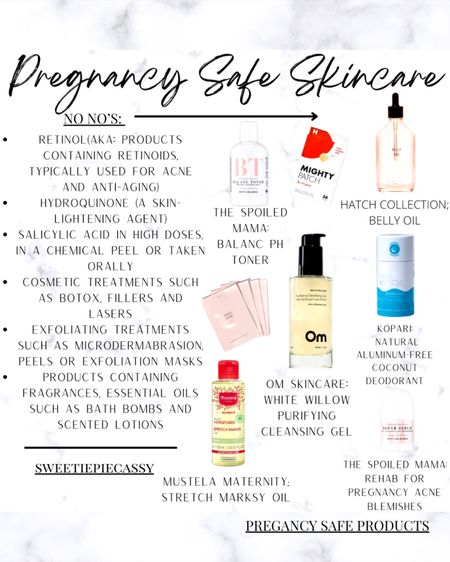 Maternity: Pregnancy Safety 

A quick little sheet of pregnancy no no’s when it comes to beauty & skincare, along with my favourite safe products for everything from your face, body, fashion & more! Make sure to check out my ‘Beauty’ & ‘Kids’ collection for more of my seasonal favourites!💫

#LTKbump #LTKbeauty #LTKfindsunder100