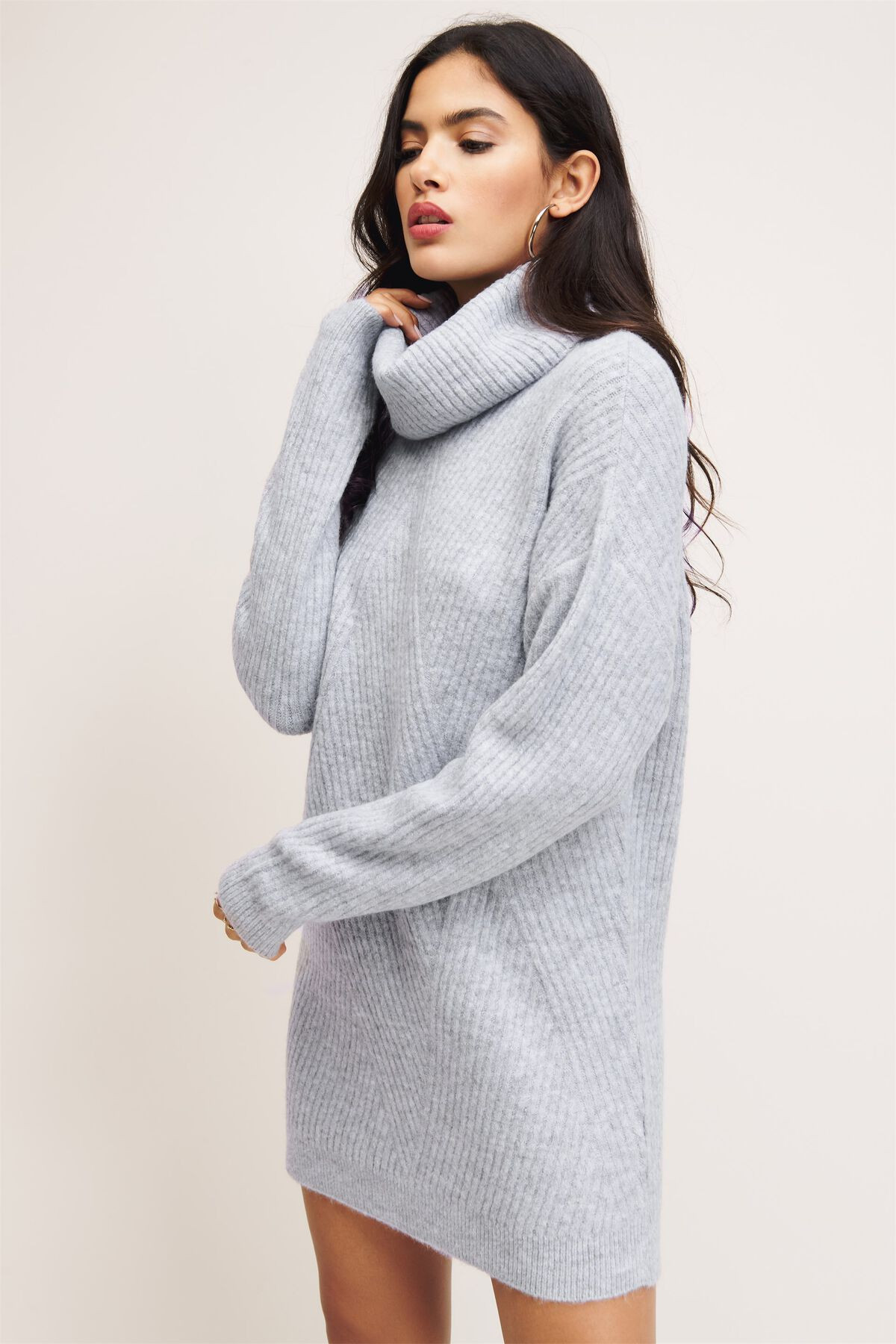 Turtleneck Sweater Dress | Dynamite Clothing