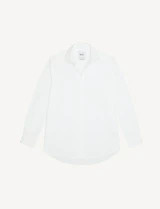 The Boyfriend: Poplin, White | With Nothing Underneath