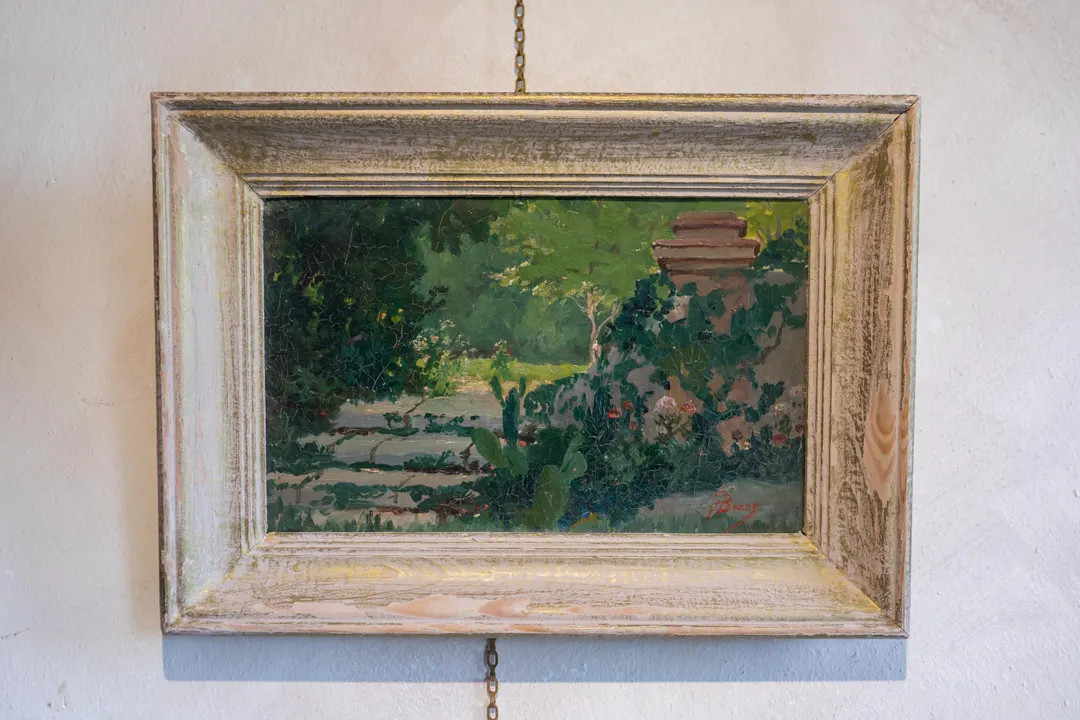 Antique Landscape Oil Painting, Antique French Impressionist Flower Garden Painting, Original Nat... | Etsy (US)