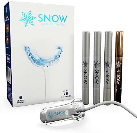 SNOW Teeth Whitening Kit with LED Light, Complete at-Home Whitening System, LED Teeth Whitening K... | Amazon (US)
