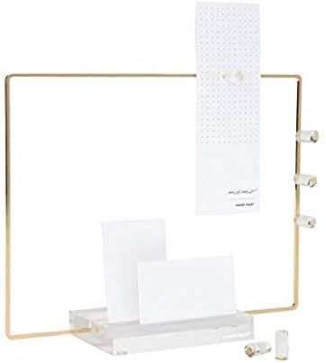 russell+hazel Memo Display with Empty Metal Frame, Clear with Gold-Toned Hardware, 10-11/16” x ... | Amazon (US)