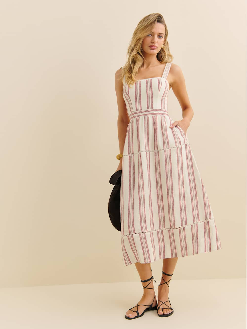 Everett Linen Dress | Reformation (Global)