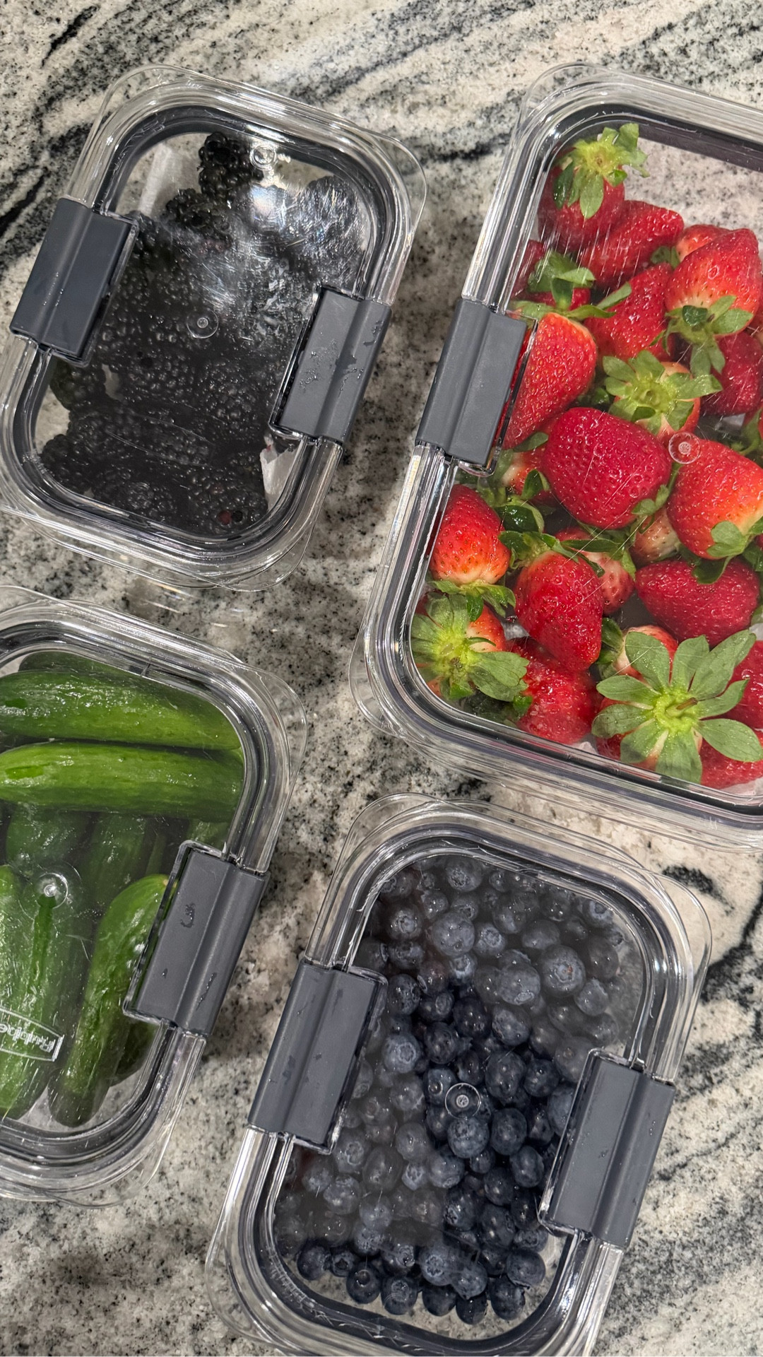 Today’s organization reel brought to you by yesterdays Costco run 🍓🫐

My go-to containers for fruit, veggies and lettuce!

#foodstorage 

#LTKSaleAlert #LTKHome #LTKmomlife