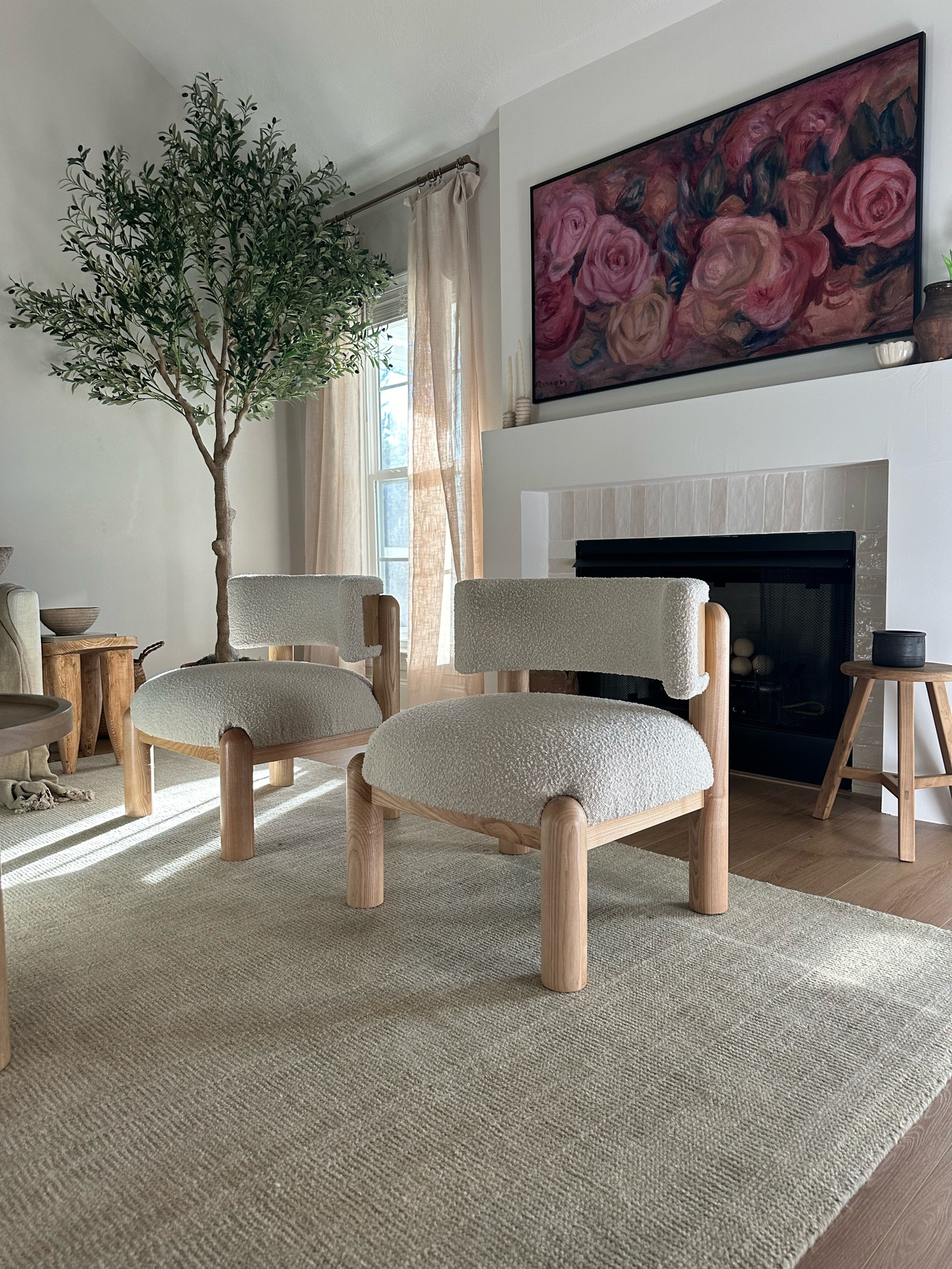Living room views!

Olive tree- accent chairs- Samsung the frame- frame tv- rug- neutral rug- stool- end table 

#LTKfindsunder100 #LTKhome #LTKSpringSale