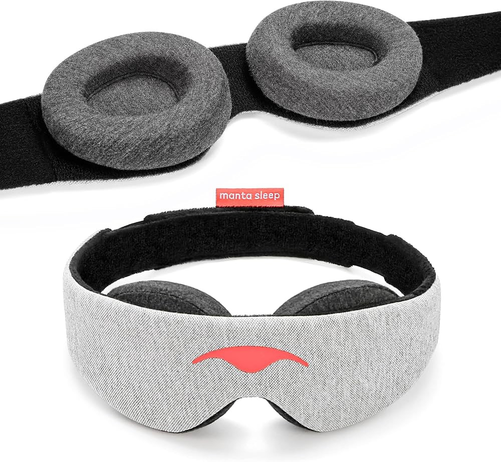 Manta Sleep Mask - 100% Blackout Eye Mask - Zero Eye Pressure - Adjustable Eye Cups - Guaranteed ... | Amazon (CA)