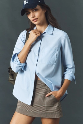 The Kate Classic Buttondown Shirt by Maeve | Anthropologie (US)