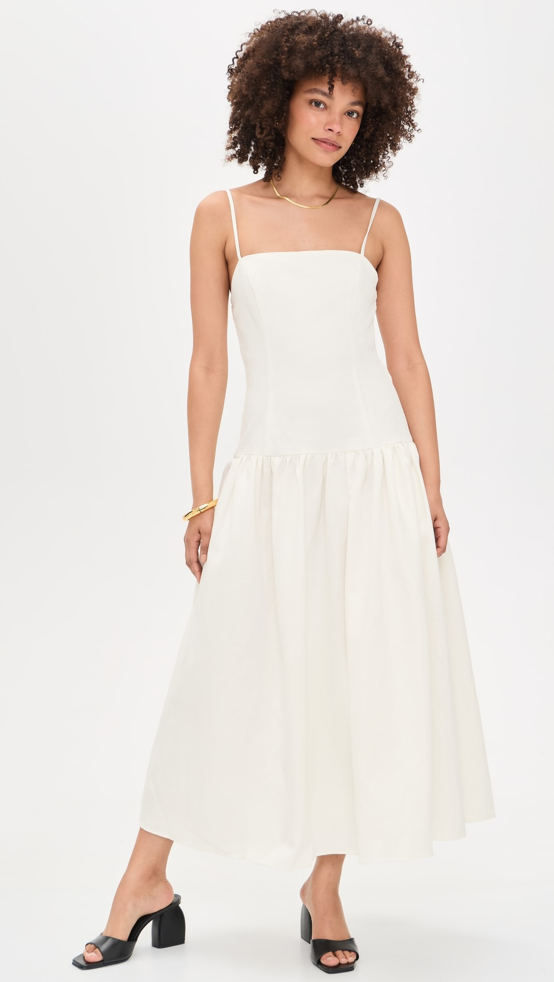 Linen Drop Waist Maxi Dress | Shopbop