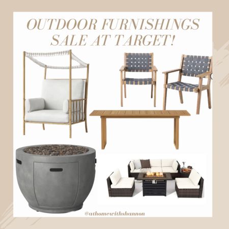 Outdoor furniture sale at target! 
#sale 

#LTKSeasonal #LTKsalealert #LTKstyletip