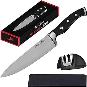 Master Maison Chef Knife Set - 8" Professional Premium German Stainless Steel Kitchen Knife Set w... | Amazon (US)