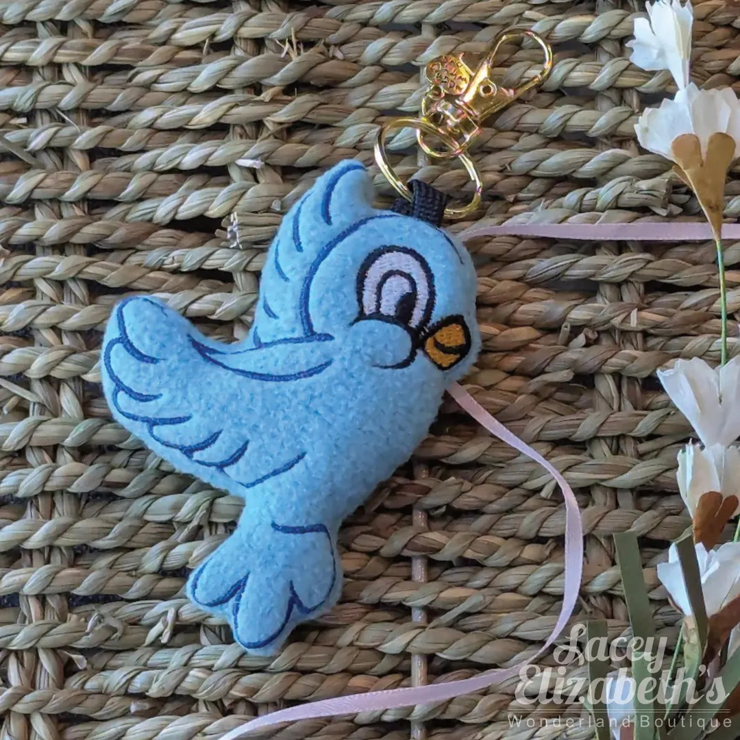 Blue Bird Inspired Keychain Friend - Etsy | Etsy (US)