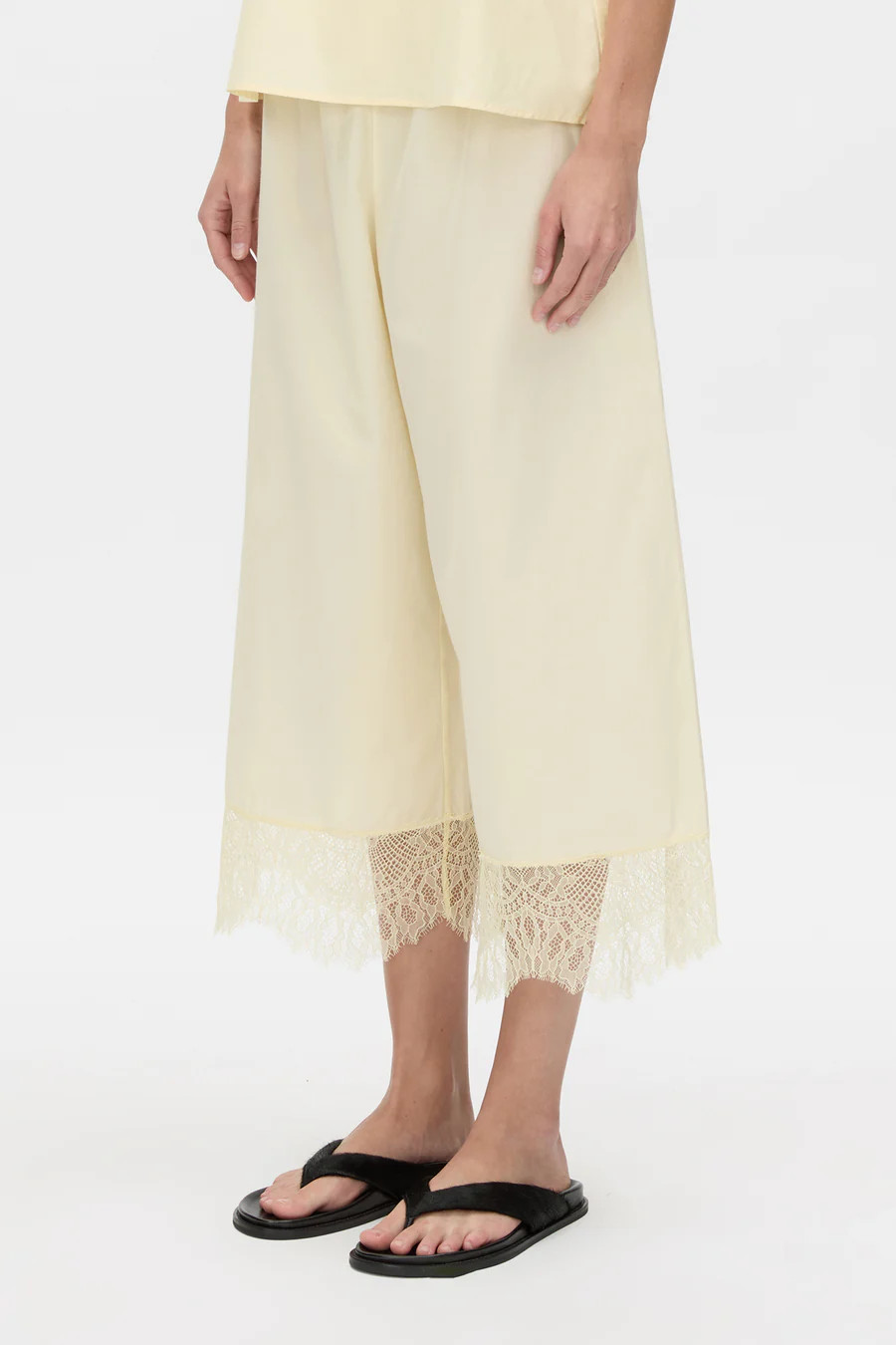 Lira Cotton-Silk Pant in Lemon Yellow - CAMILLA AND MARC® C&M | CAMILLA AND MARC (ANZ)