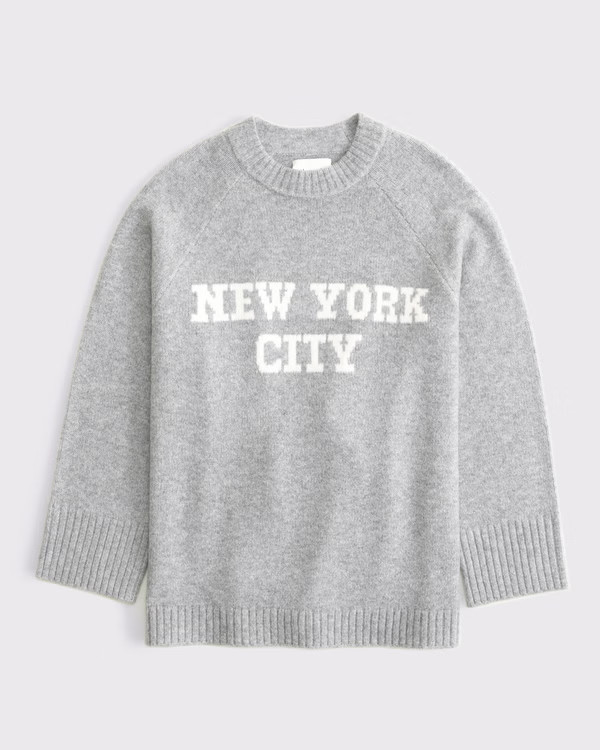 Women's Relaxed Lounge Crew Sweater | Women's Clearance | Abercrombie.com | Abercrombie & Fitch (US)