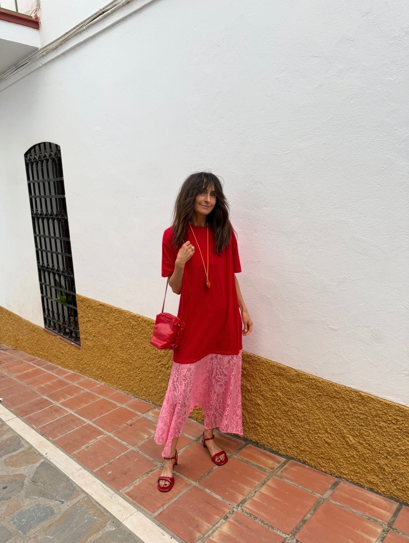 Wearing a small in the dress 

#LTKuk #LTKsummer #LTKspring