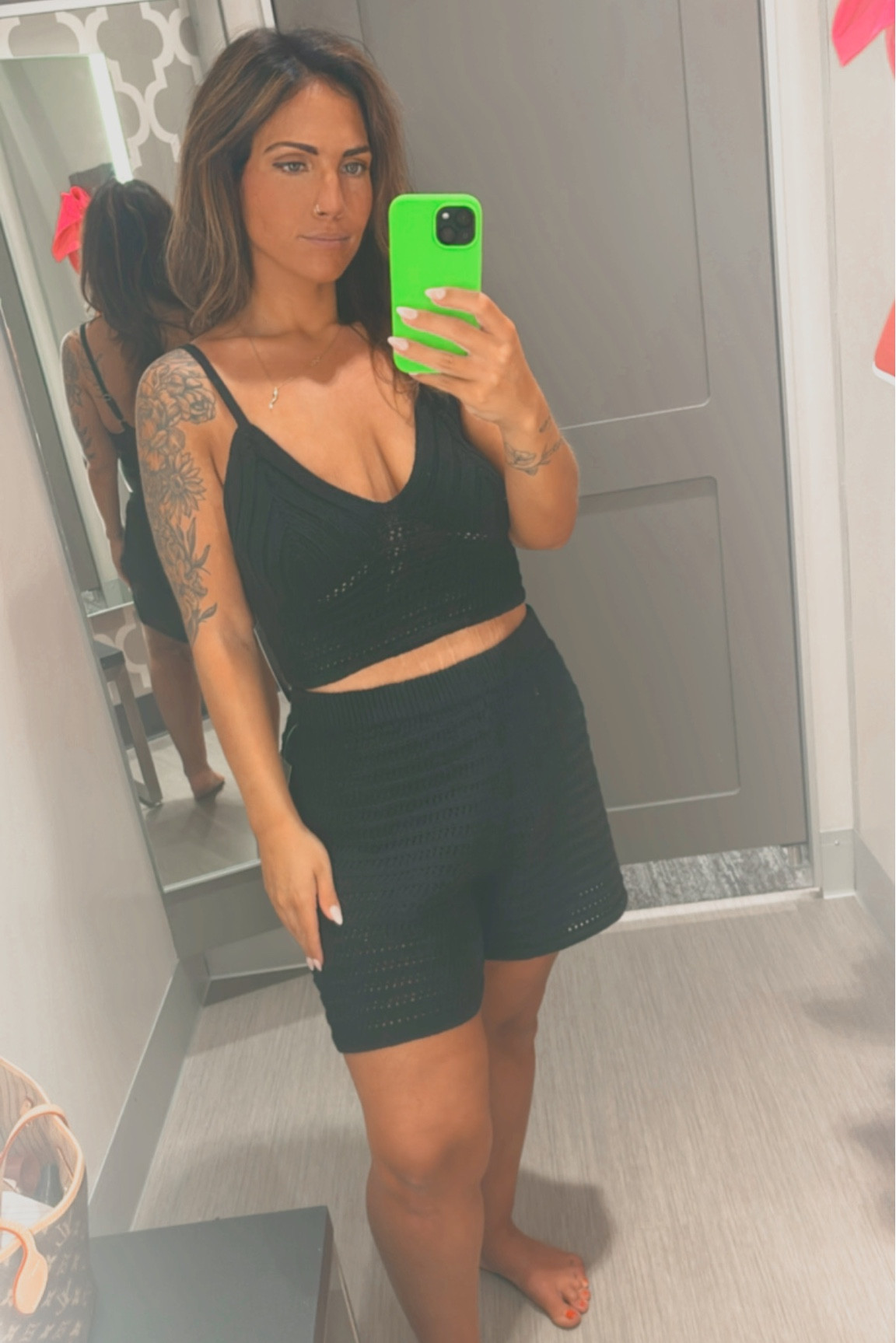 Comfy knit beach set! Wearing size M on top and a L on the bottom but could size down! 🖤☀️ #targetfashion #knitsets #targettryon #blacksets

#LTKstyletip #LTKfindsunder50 #LTKmidsize