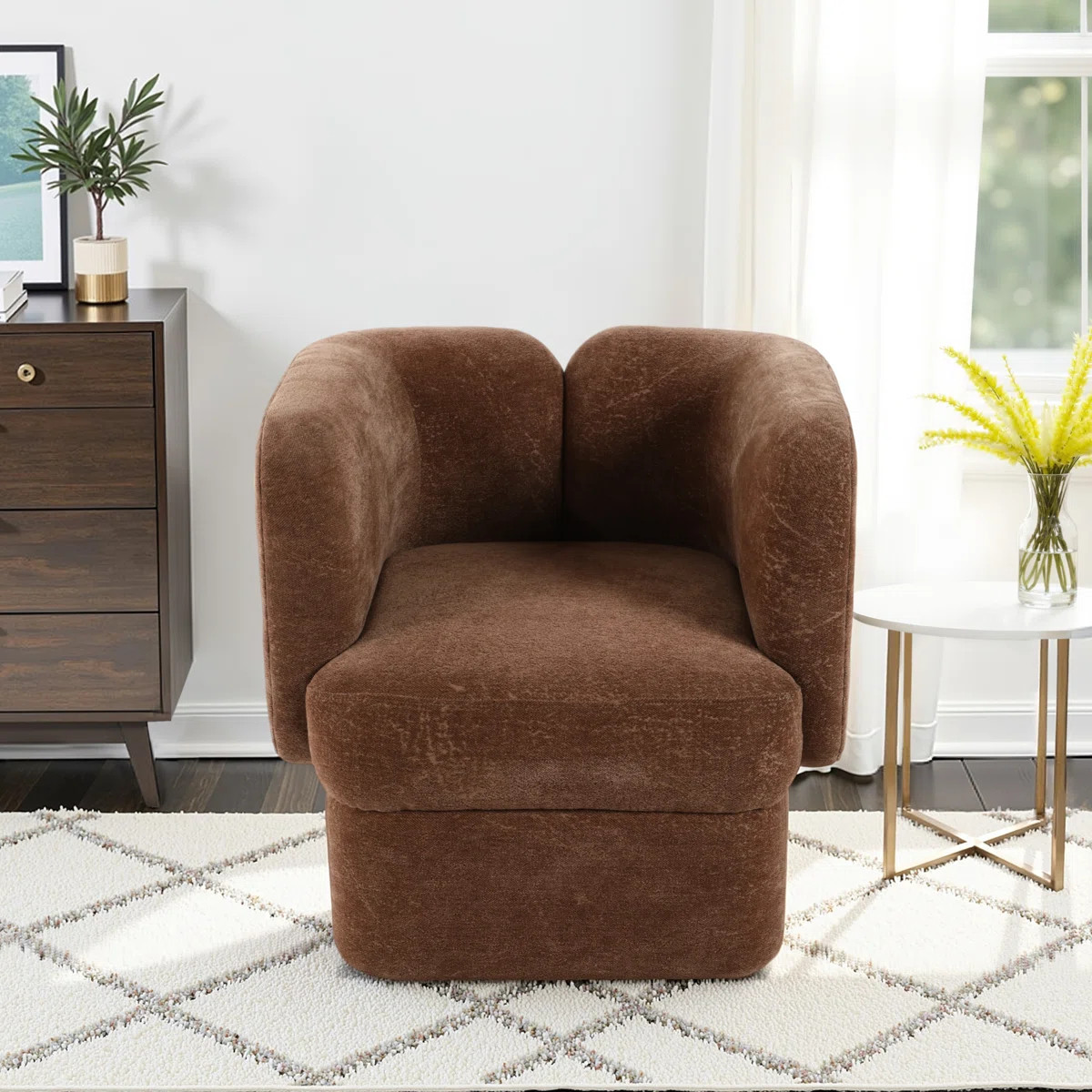 Modern Accent Chair – Fully Assembled Designer Chair for Living Room, Bedroom, or Office | Wayfair North America