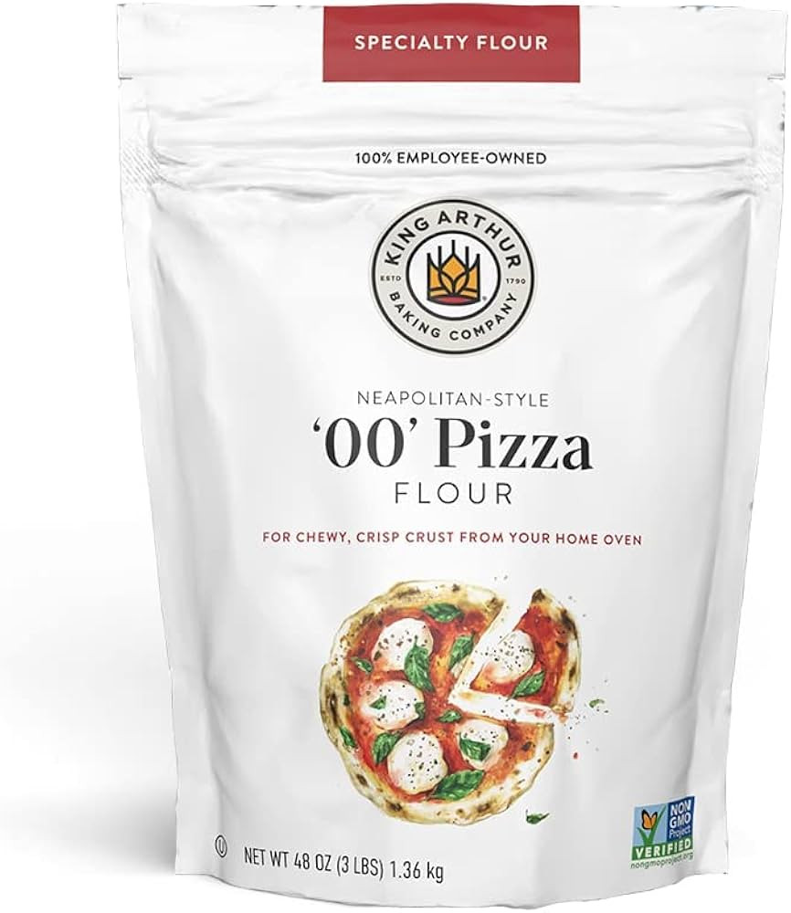King Arthur, ’00’ Pizza Flour, Specialty Flour, Blend of 100% American-Grown Wheat, Non-GMO P... | Amazon (US)