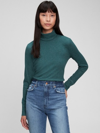 Ribbed Turtleneck T-Shirt | Gap (US)