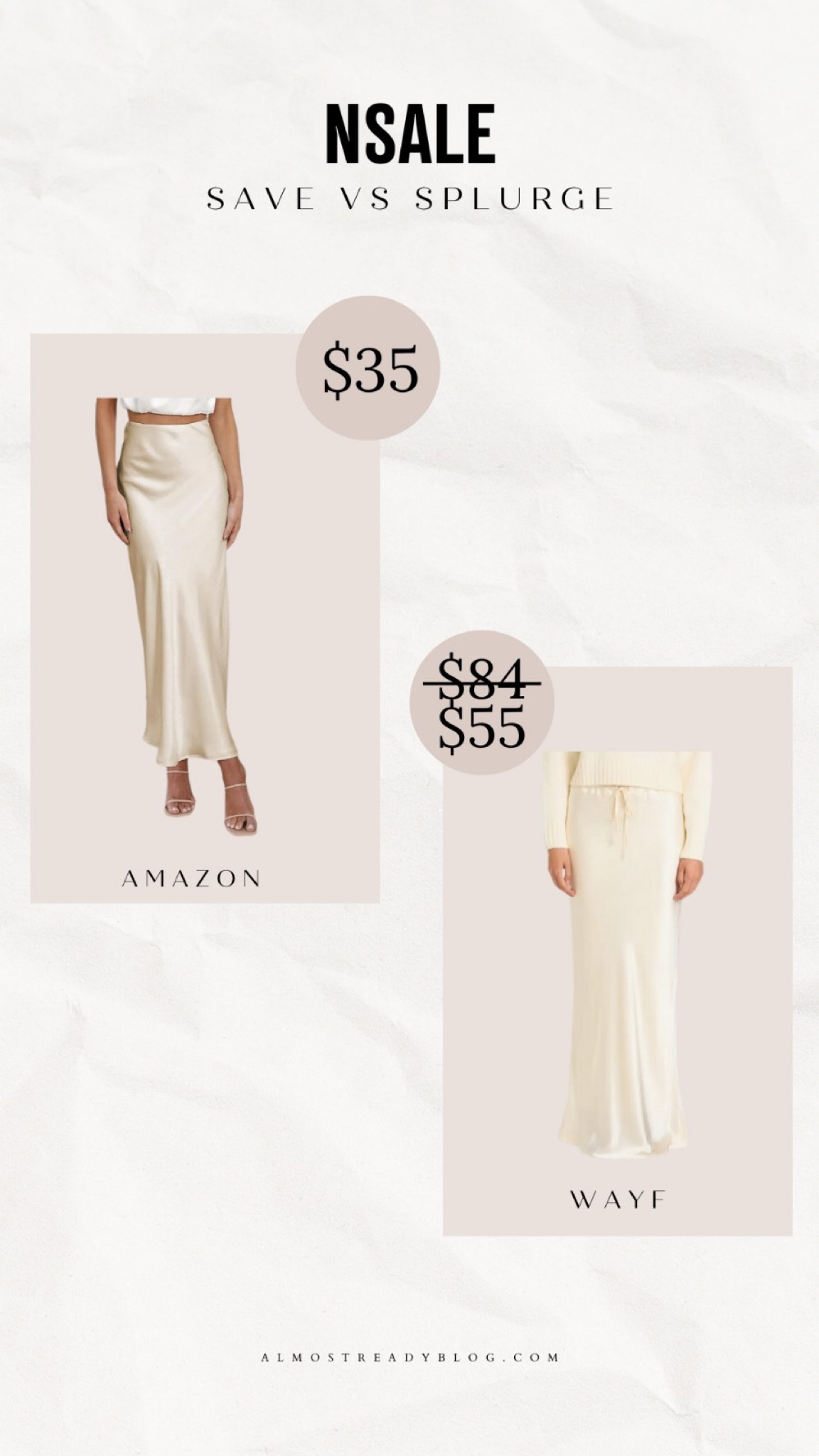Amazon look for less, satin skirt, maxi skirt 

#LTKSaleAlert #LTKxNSale #LTKFindsUnder100