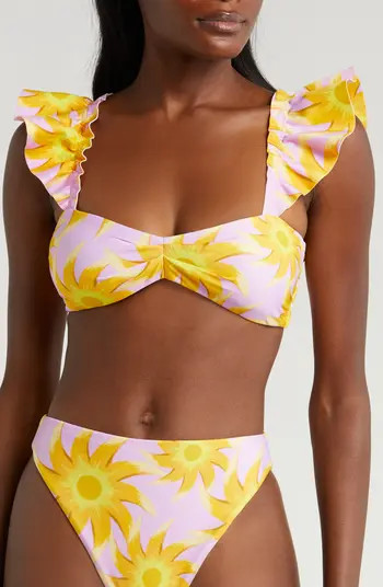 FARM Rio Sunny Side Bandeau Bikini Top | Nordstrom | Nordstrom