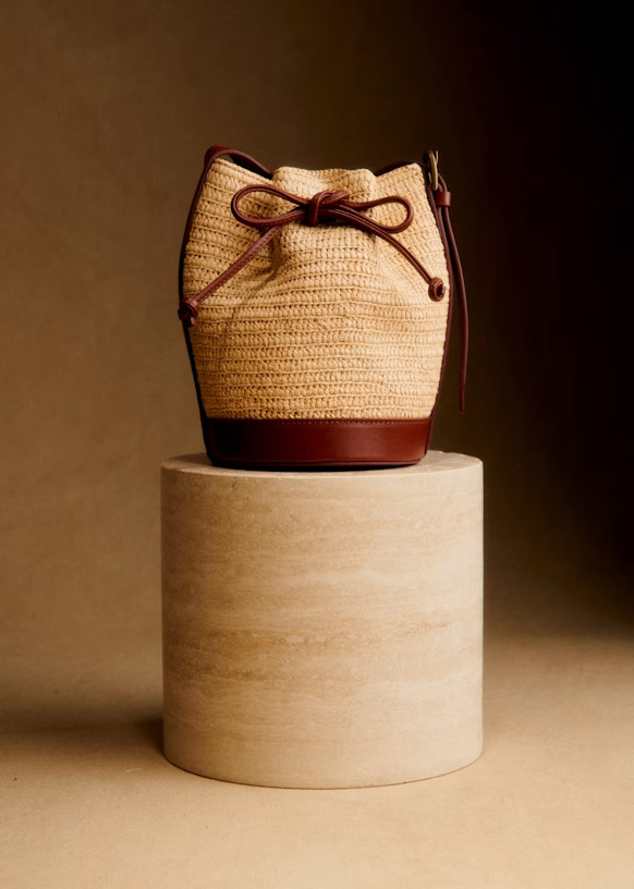 Mini Farrow Raphia Bag | Sezane - UK