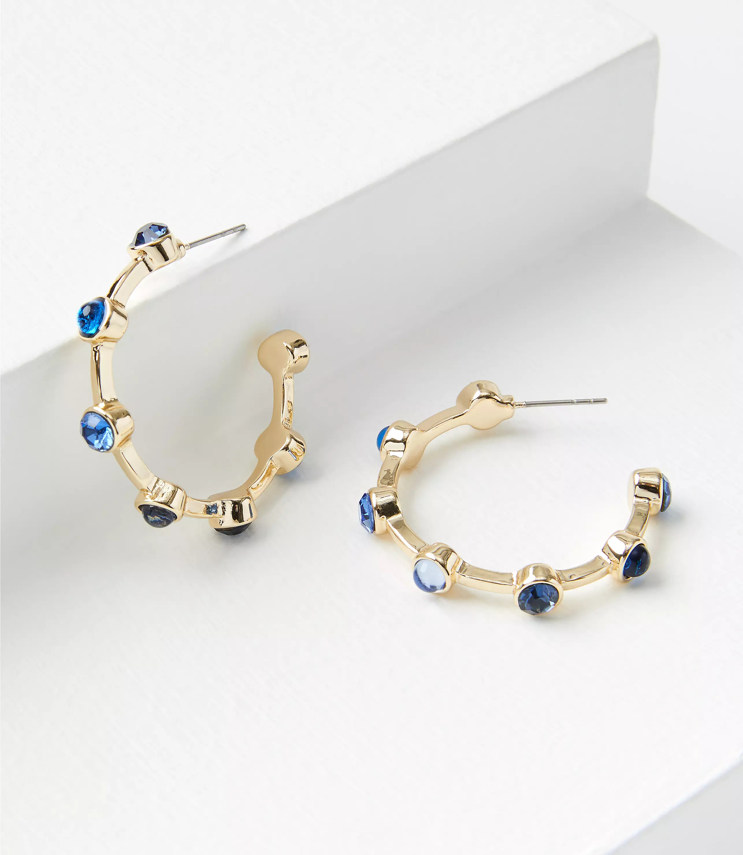 Sparkle Hoop Earrings | LOFT