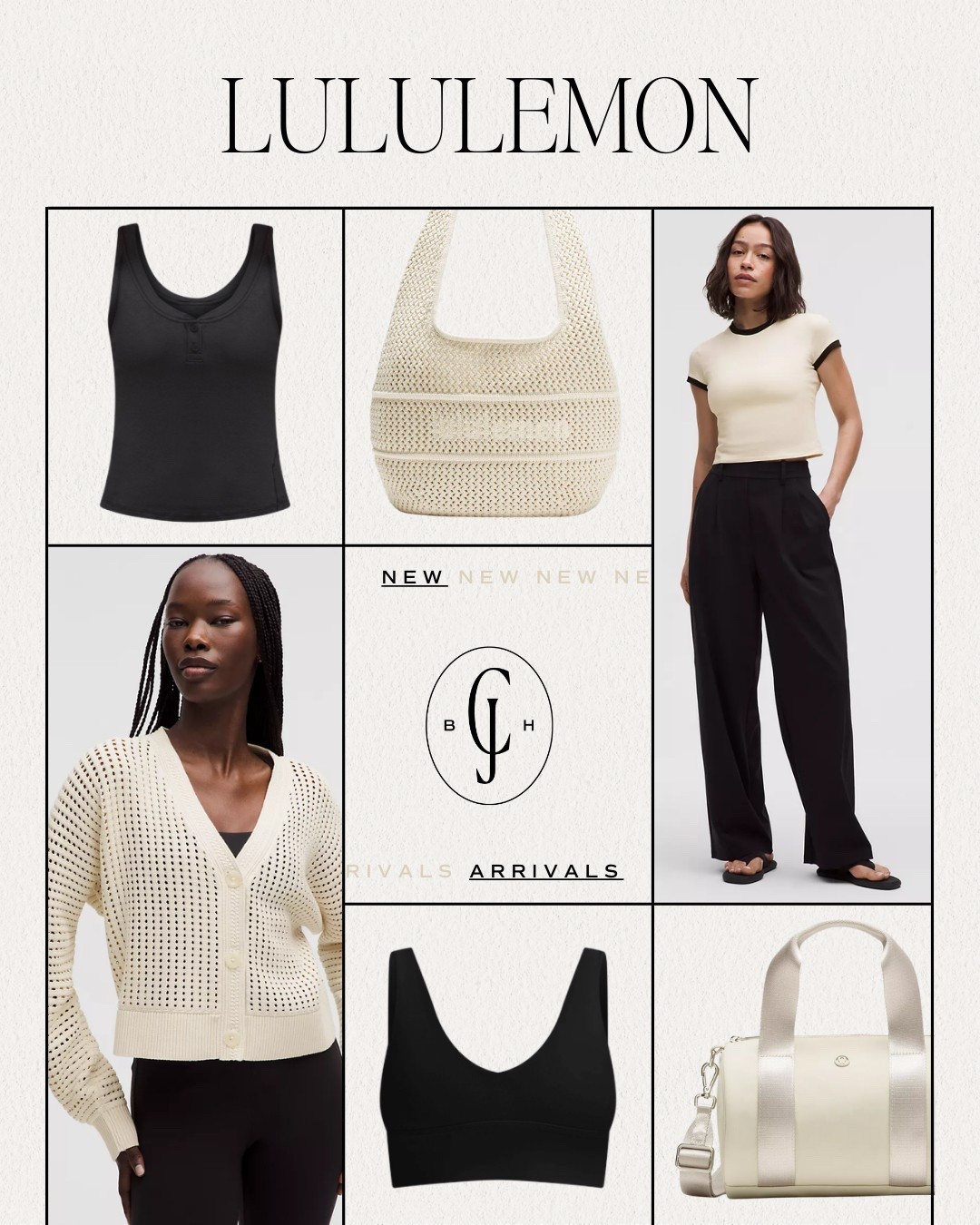 Black and white new arrivals at @lululemon for spring and summer. 

#LTKActive