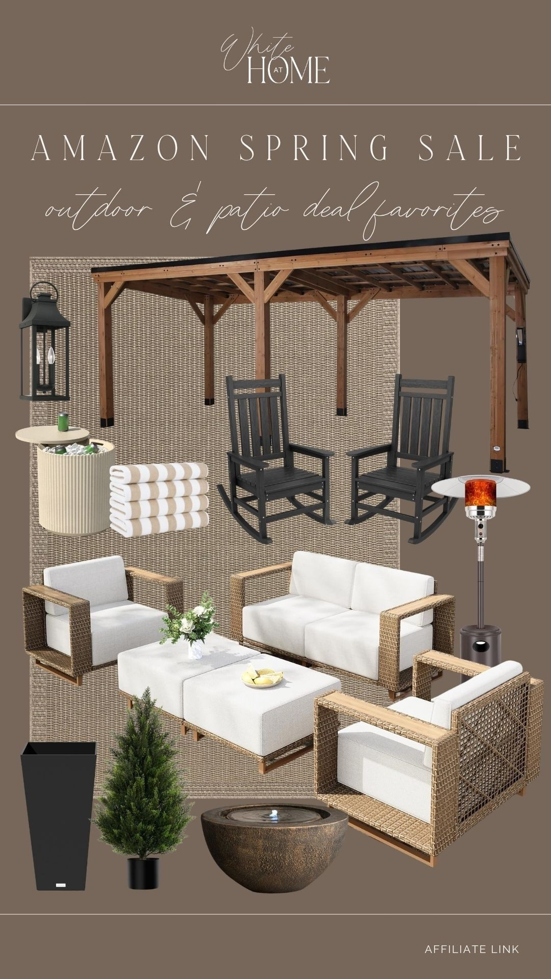 Today is the last day to shop the Amazon Big Spring Sale! I’ve rounded up some beautiful outdoor favorites that are up to 40% off right now. Furniture, lighting, storage, faux greenery, planters, and more! 

#LTKSaleAlert #LTKHome