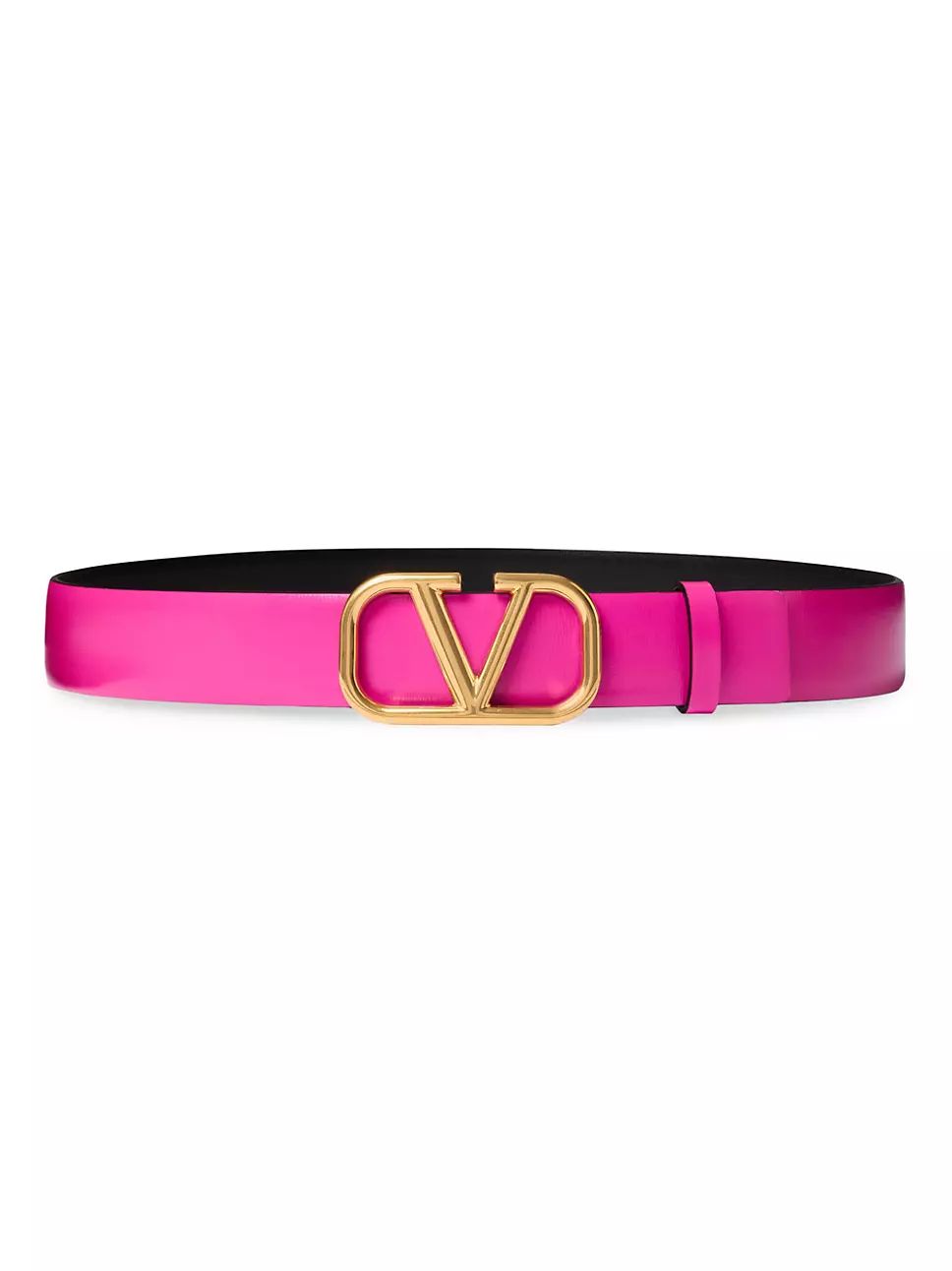 VLogo Reversible Leather Belt | Saks Fifth Avenue