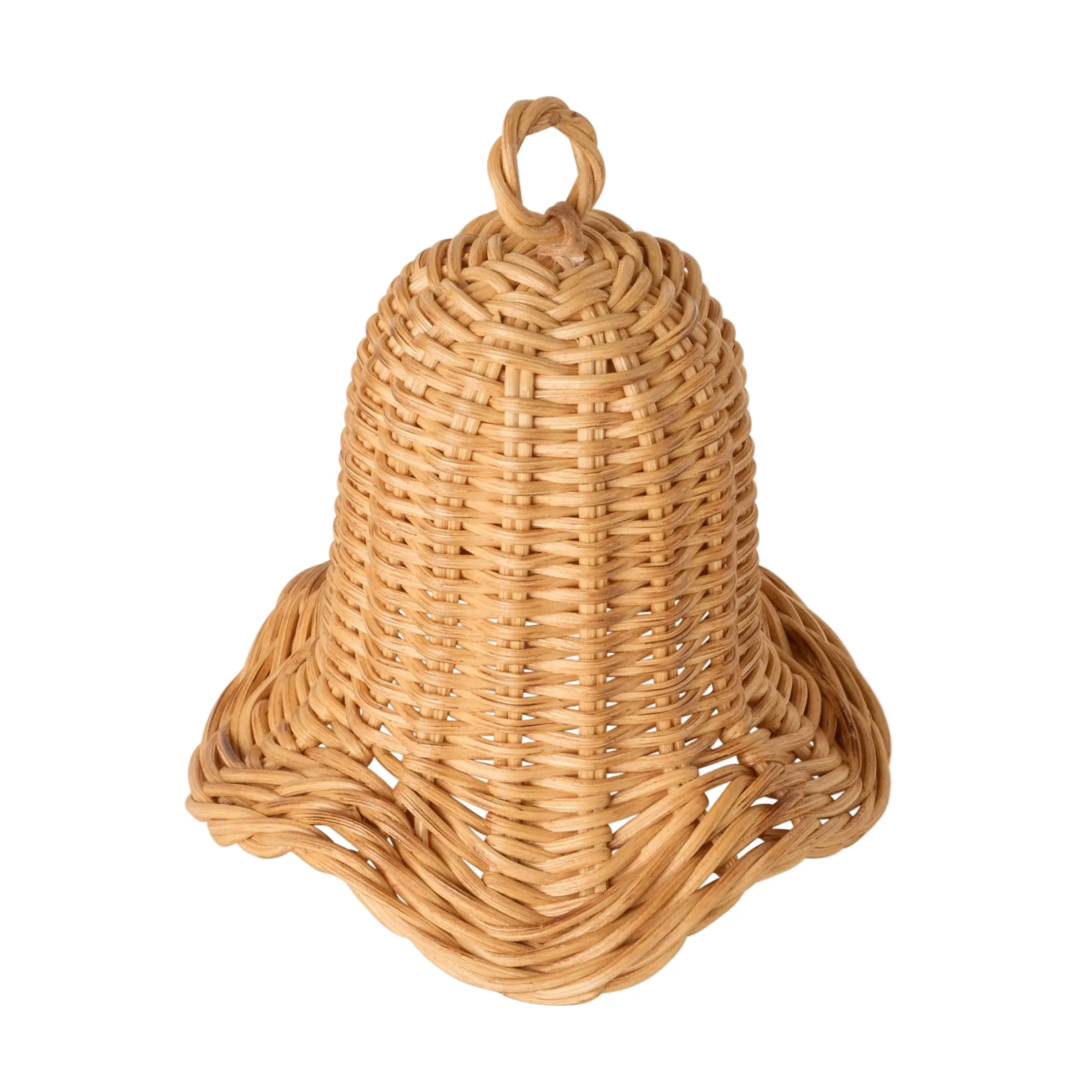 Rattan Sleigh Bells Warm Honey - Set of 2 | Cailini Coastal