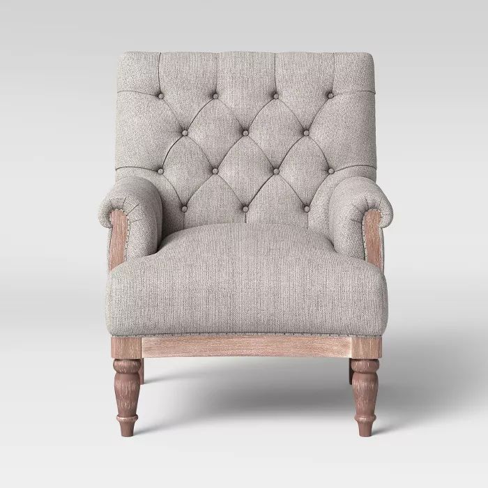 Alford Rolled Arm Tufted Chair - Threshold™ | Target