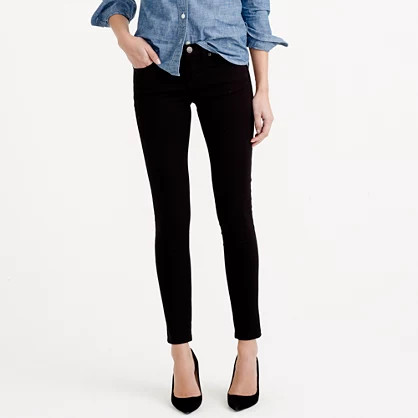 8" toothpick jean in black | J.Crew US
