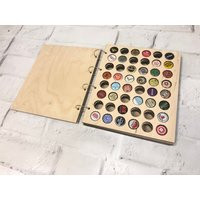 Personalized Beer Cap Album Wooden Bottle Holder, 192 Holes, Gift For Him, Lover | Etsy (US)