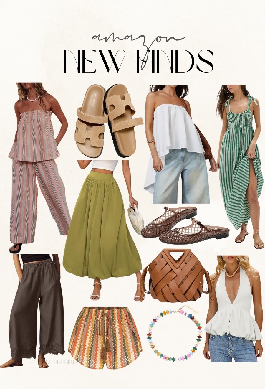 Amazon new finds 🙌🏻🙌🏻

Spring fashion, spring style, mid skirt, summer dress, sundress, slides, meals, vest, pants, necklace ￼

#LTKSeasonal #LTKootd #LTKMothersDay