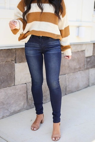 Serena Mid-Rise Skinny Jeans | Dress Up