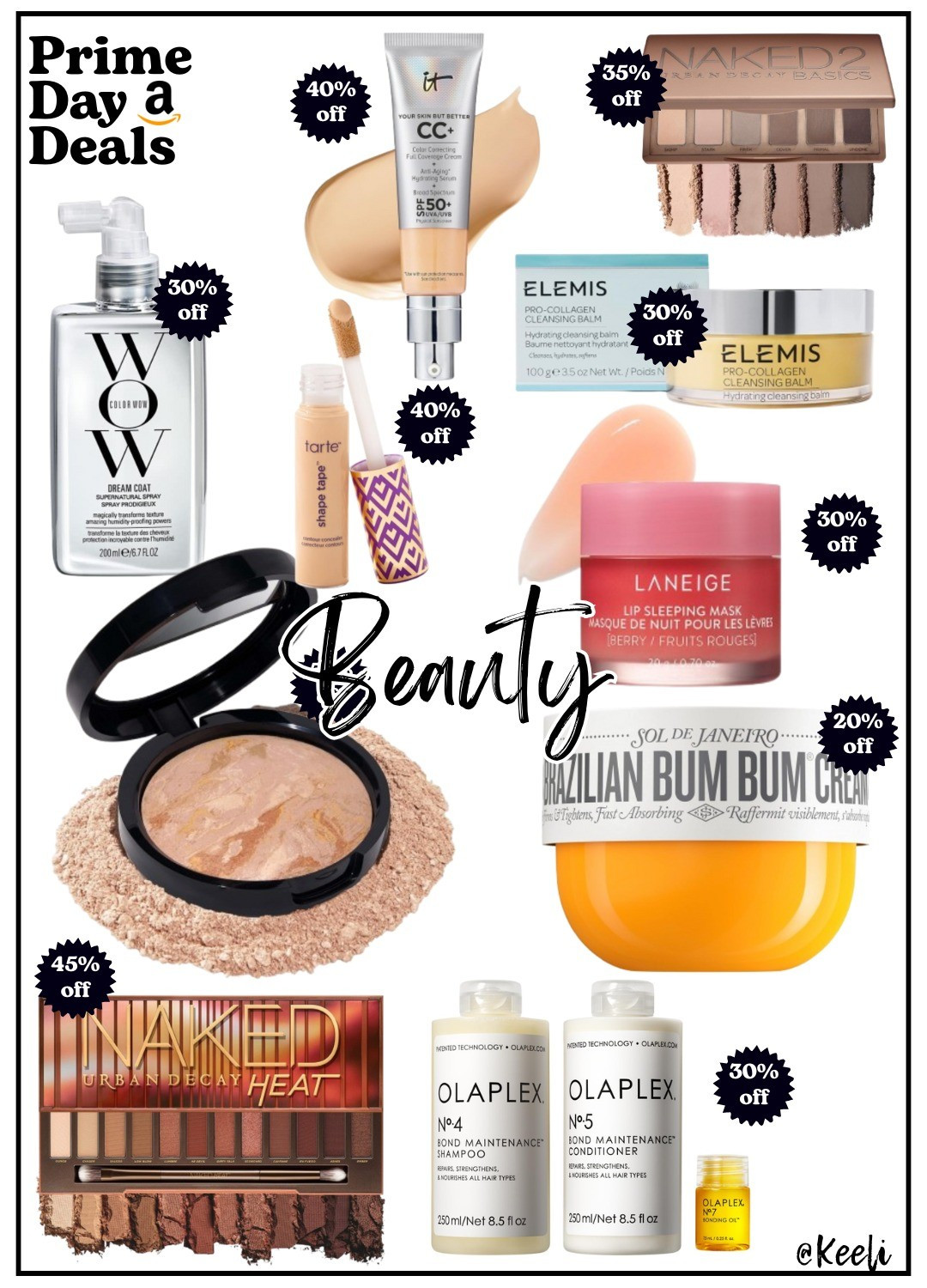 Best of Beauty: Prime Day Edition 💋These beauty staples almost never go on sale — but today they are, and they’re going fast. If you’ve been hoarding minis or dupes, now’s the time to stock up on the full sizes.Featured faves:✨ Sol de Janeiro Bum Bum Cream✨ Urban Decay Naked palettes✨ Laneige Lip Mask (yes, THE one)✨ Olaplex✨ Tarte, it Cosmetics, Elemis – all deeply discounted!📦 These are viral, top-rated, and actually worth the hype. Everything is linked below!#PrimeDayBeautyDeals #AmazonBeauty #SolDeJaneiro #LaneigeLipMask #UrbanDecayNaked #OlaplexOnSale #LTKbeauty #LTKPrimeDay #TikTokMadeMeBuyIt #BeautyFavorites #LTKunder50

#LTKSaleAlert #LTKBeauty #LTKFindsUnder50