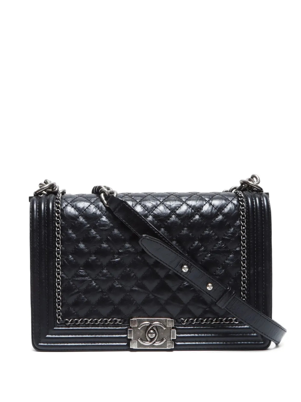 CHANEL Pre-Owned 2016 Boy handbag - Black | Farfetch Global