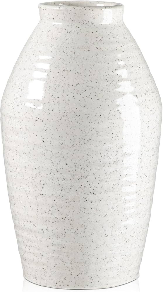 Ceramic Rustic Farmhouse Vase for Flowers Pampas Grass, 10.6" Large Floor Vases Decorative Tall, ... | Amazon (CA)