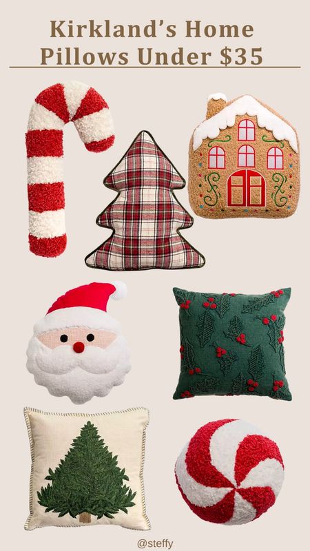 Affordable holiday pillows! 

#LTKSeasonal #LTKHoliday #LTKGiftGuide