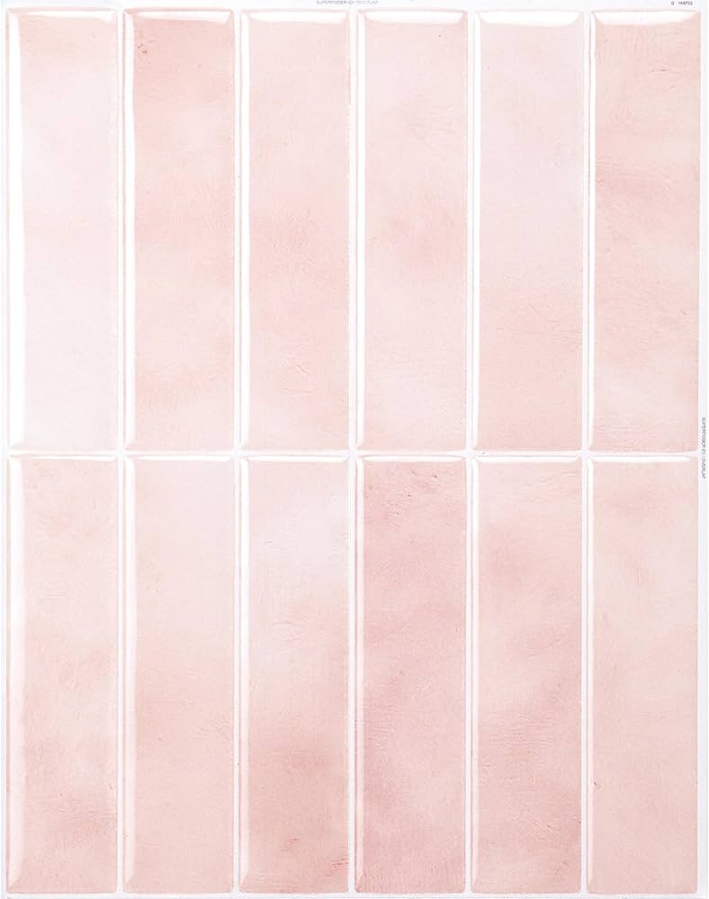 SMART TILES Peel and Stick Backsplash - 5 Sheets of 11.43" x 9" - 3D Adhesive Peel and Stick Tile... | Amazon (US)