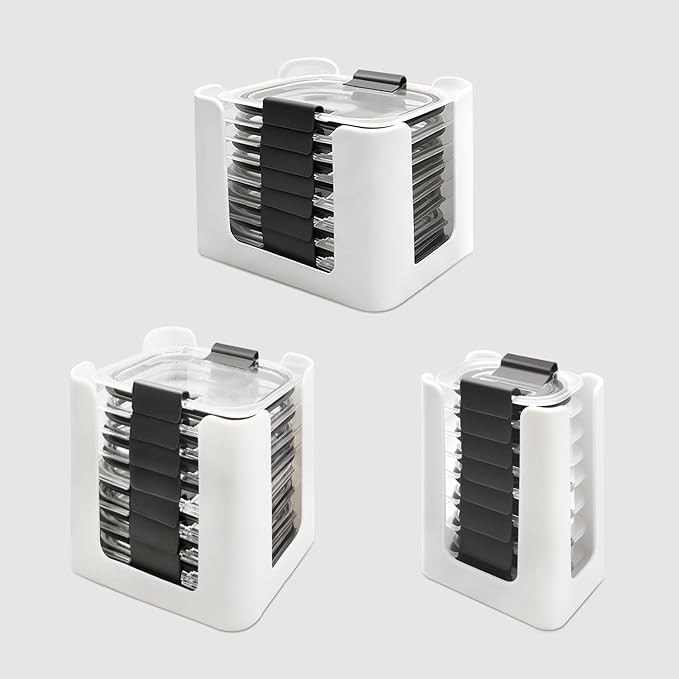 Food Container Lid Organizer for Rubbermaid Brilliances nap-on lids,Food Container Lid Organizer ... | Amazon (US)